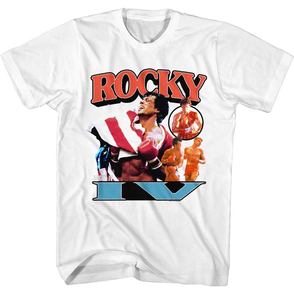 Rocky - NOW HES GOT A FLAG Adult Shirt