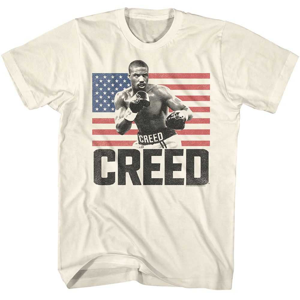 Rocky - ROCKY CREED AMERICAN FLAG Adult Shirt