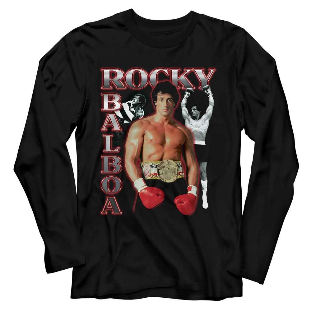 Rocky - ROCKY THREE PHOTO COLLAGE Adult Shirt