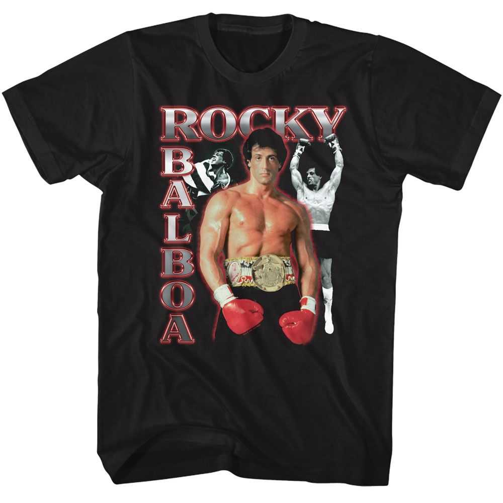 Rocky - ROCKY THREE PHOTOS COLLAGE Adult Shirt