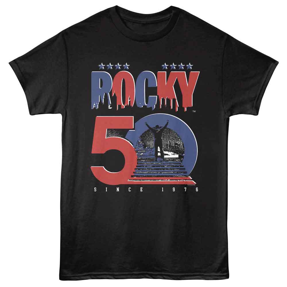 Rocky - ROCKY 50TH STAIRCASE Adult Shirt