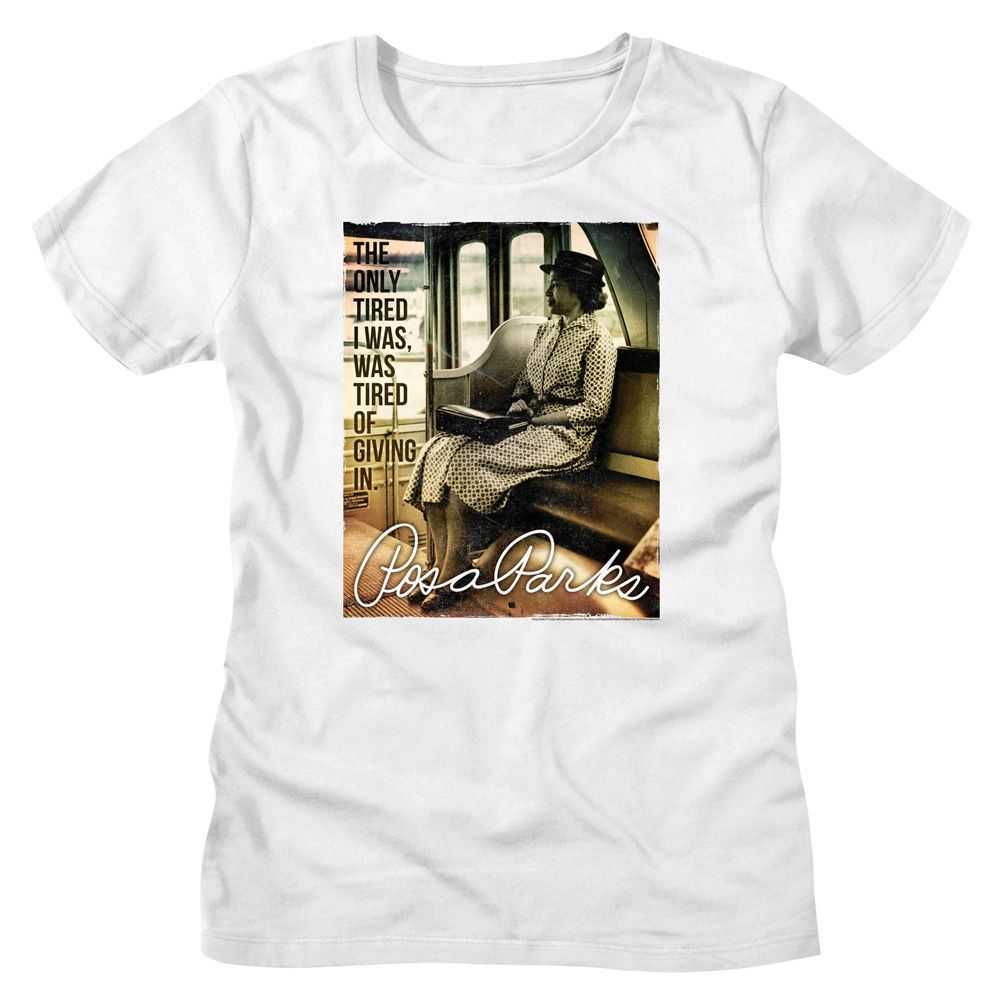 Rosa Parks - ROSA PARKS THE ONLY TIRED Adult Shirt