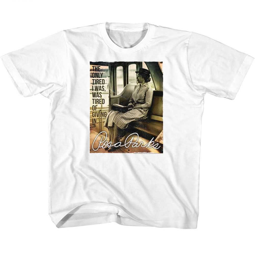 Rosa Parks - ROSA PARKS THE ONLY TIRED Youth Shirt