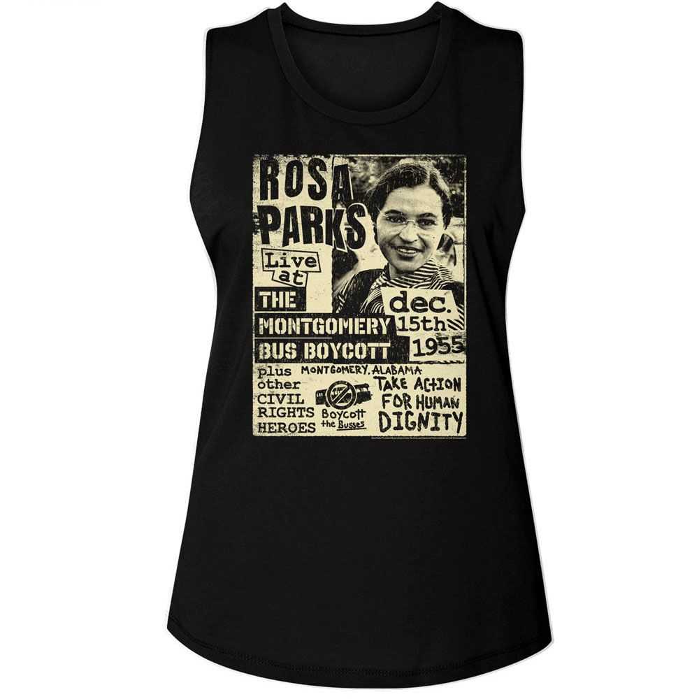 Rosa Parks - ROSA PARKS BUS BOYCOTT FLYER Adult Shirt
