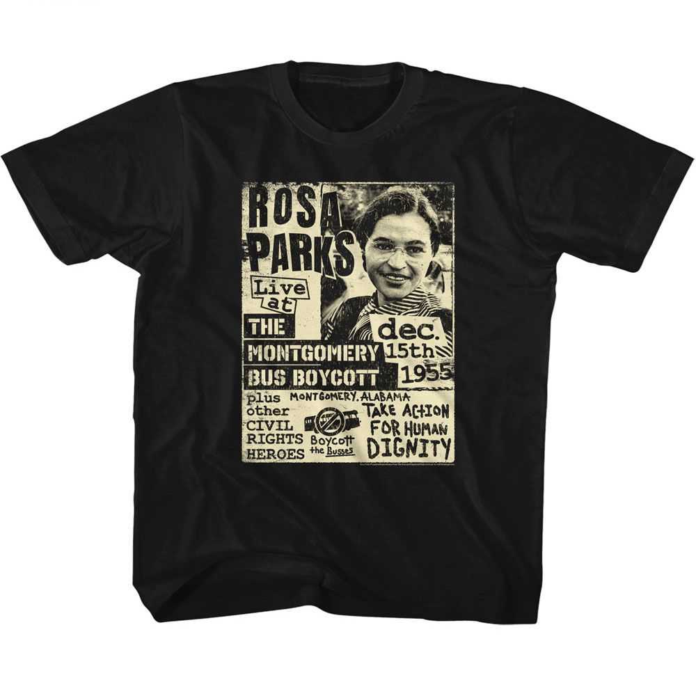 Rosa Parks - ROSA PARKS BUS BOYCOTT FLYER Youth Shirt