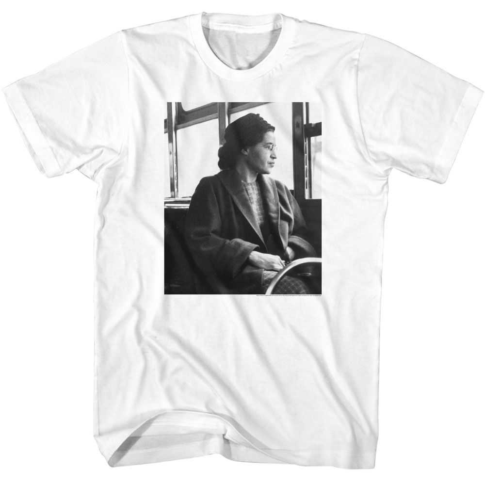Rosa Parks - ROSA PARKS BW BUS SIT Adult Shirt