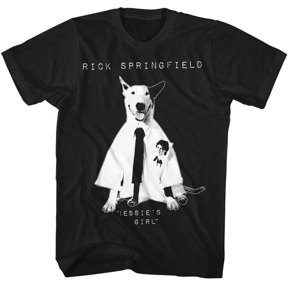 Rick Springfield - RICK SPRINGFIELD JESSIES GIRL DOG Adult Shirt