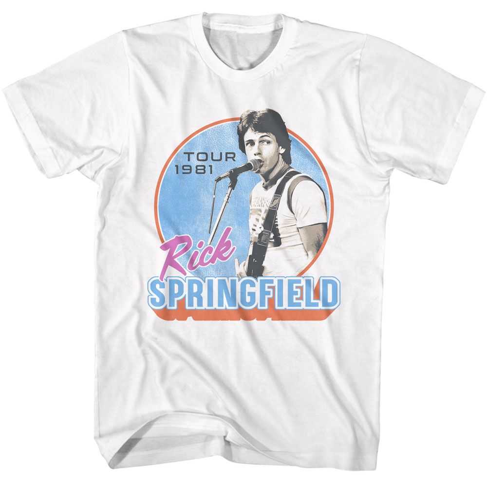 Rick Springfield - RICK SPRINGFIELD TOUR 1981 Adult Shirt