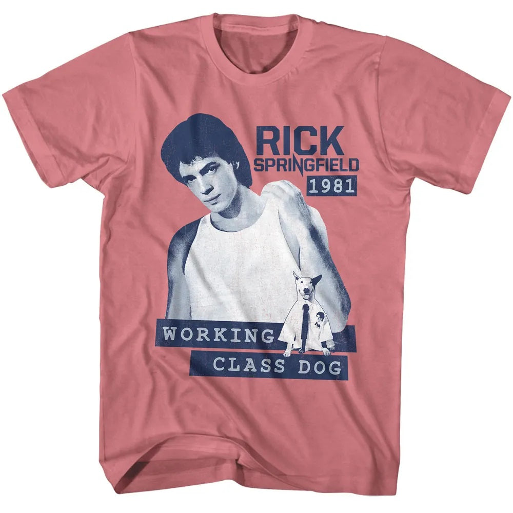 Rick Springfield - RICK SPRINGFIELD WORKING CLASS DOG Adult Shirt