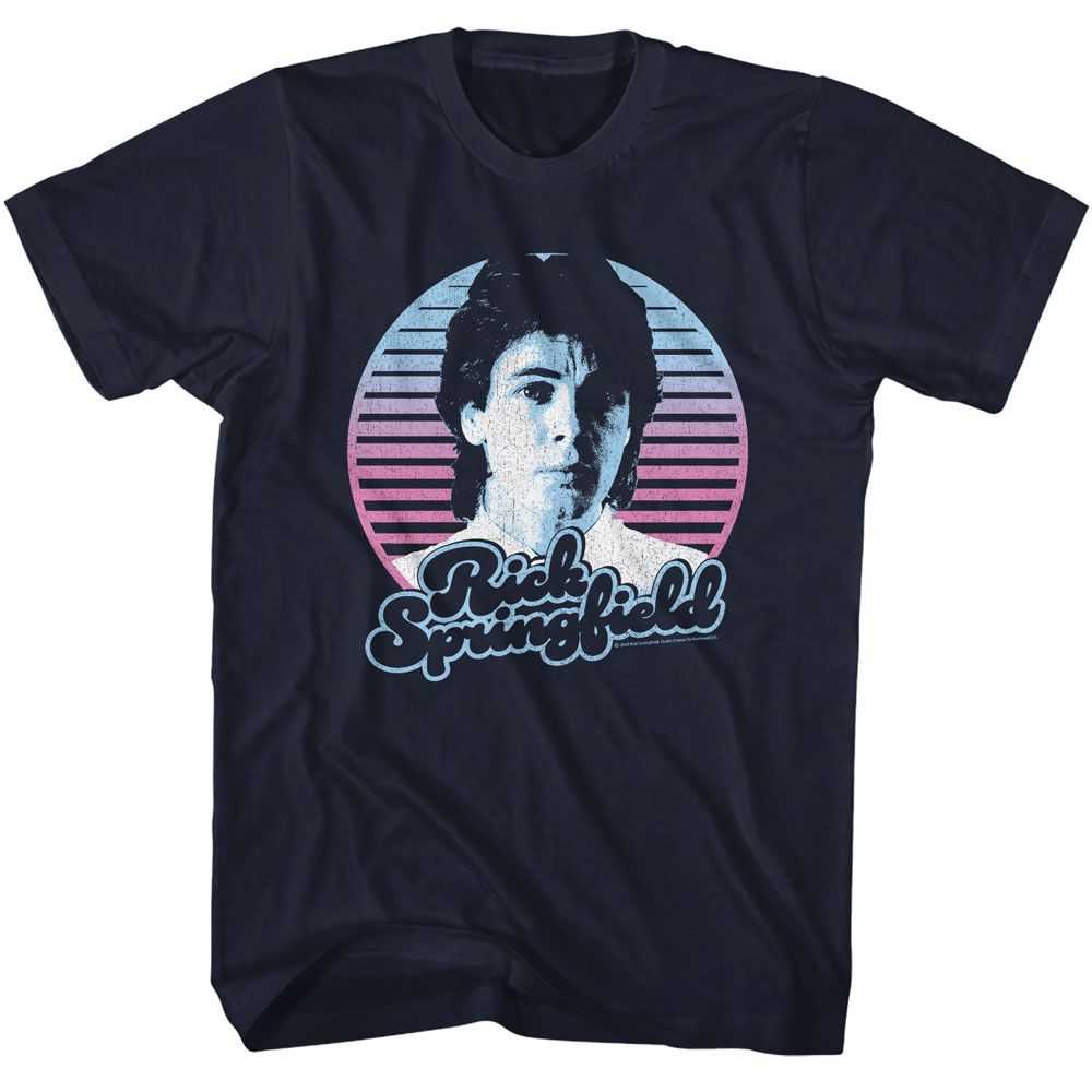 Rick Springfield - RICK SPRINGFIELD CIRCLE 80 Adult Shirt