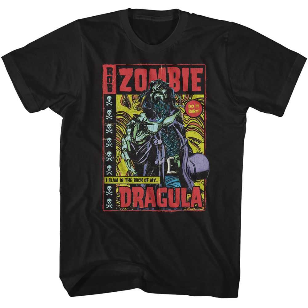Rob Zombie - ROB ZOMBIE DRAGULA COMIC Adult Shirt