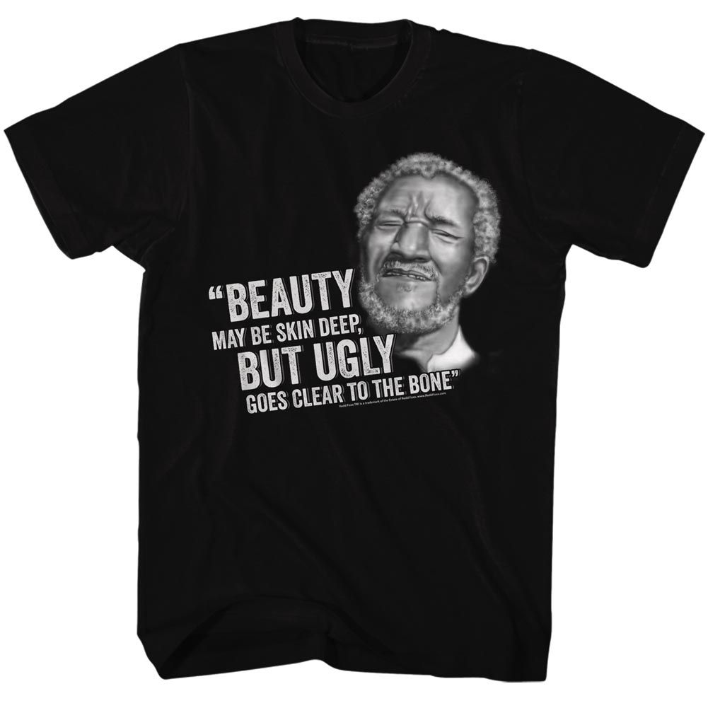 Redd Foxx - BEAUTY BUT UGLY Adult Shirt