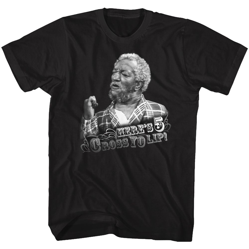 Redd Foxx - HERES 5 Adult Shirt