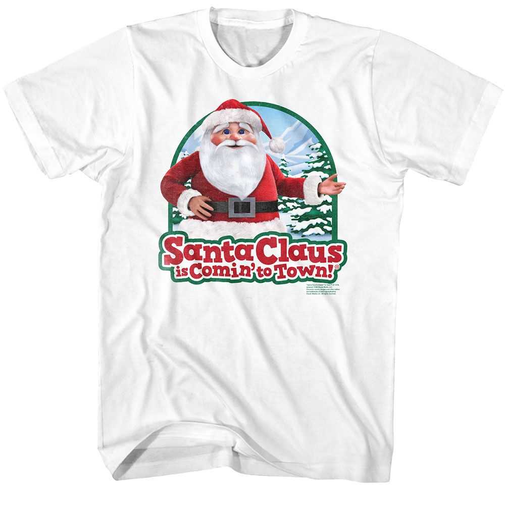 Santa Claus Is Coming to Town - SANTA CLAUS SANTA Adult Shirt