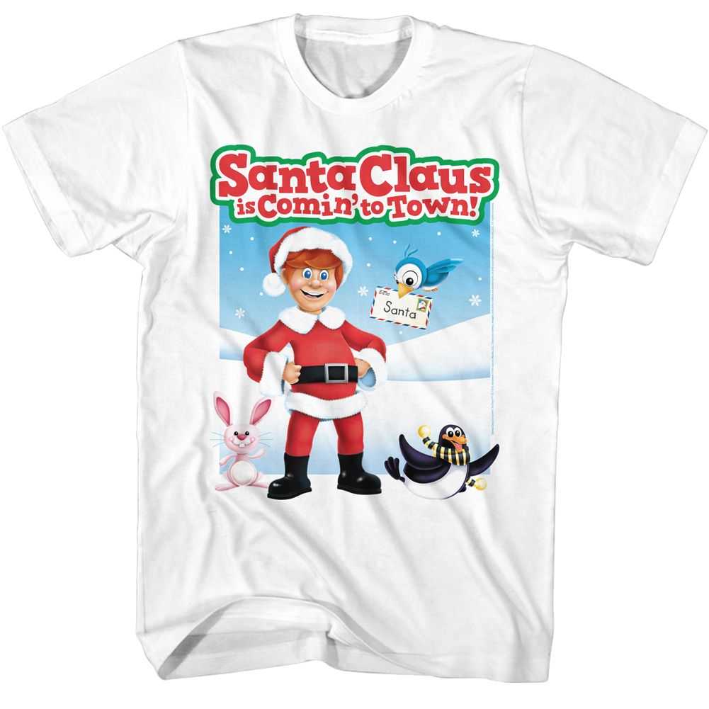 Santa Claus Is Coming to Town - SANTA-CHARACTERS Adult Shirt