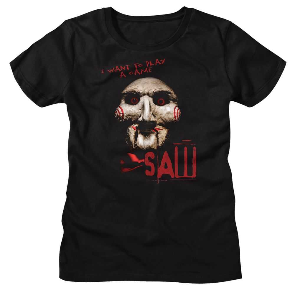Saw - SAW I WANT TO PLAY A GAME Adult Shirt