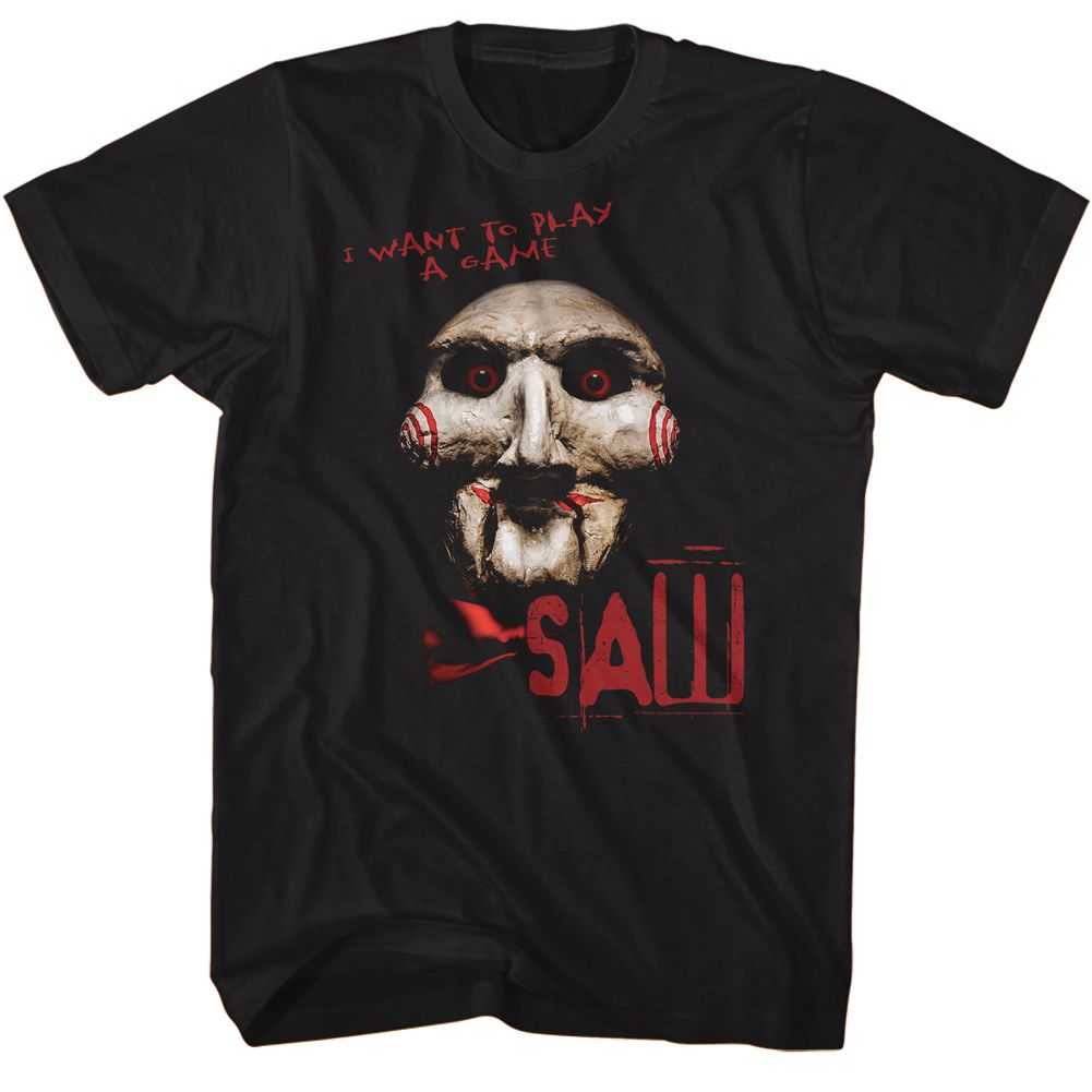 Saw - SAW-I WANT TO PLAY Adult Shirt