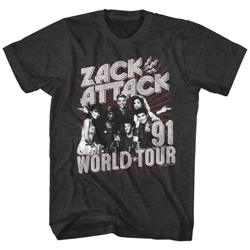 Saved By The Bell - ZACK ATTACK WORLD TOUR Adult Shirt