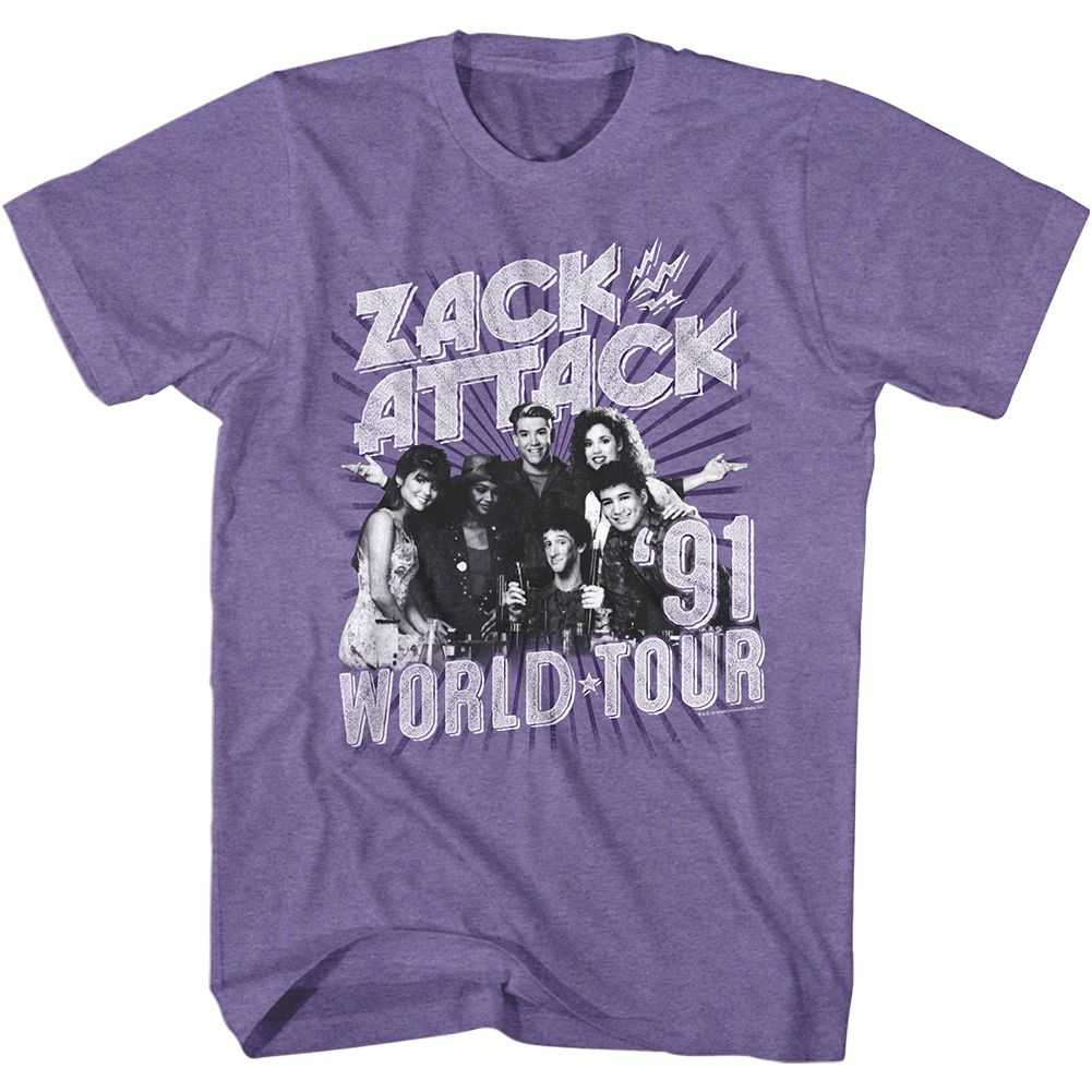 Saved By The Bell - ZACK ATTACK 91 TOUR Adult Shirt
