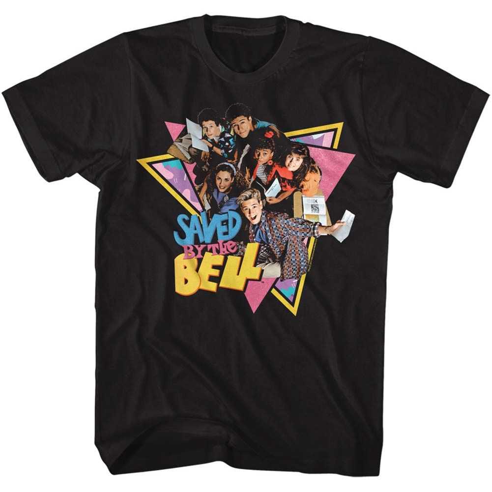 Saved By The Bell - GROUP TRIANGLES Adult Shirt