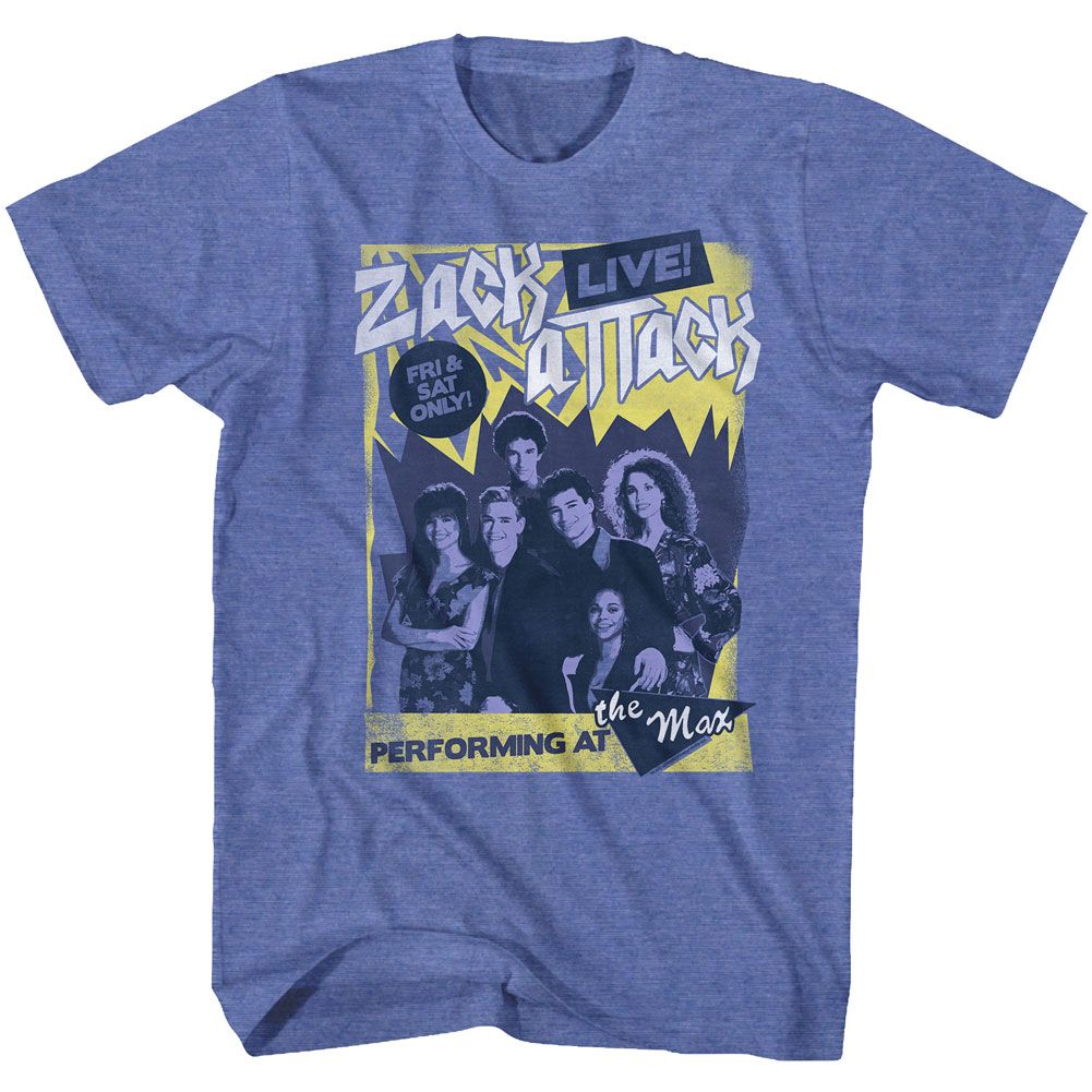 Saved By The Bell - ZACK ATTACK LIVE Adult Shirt