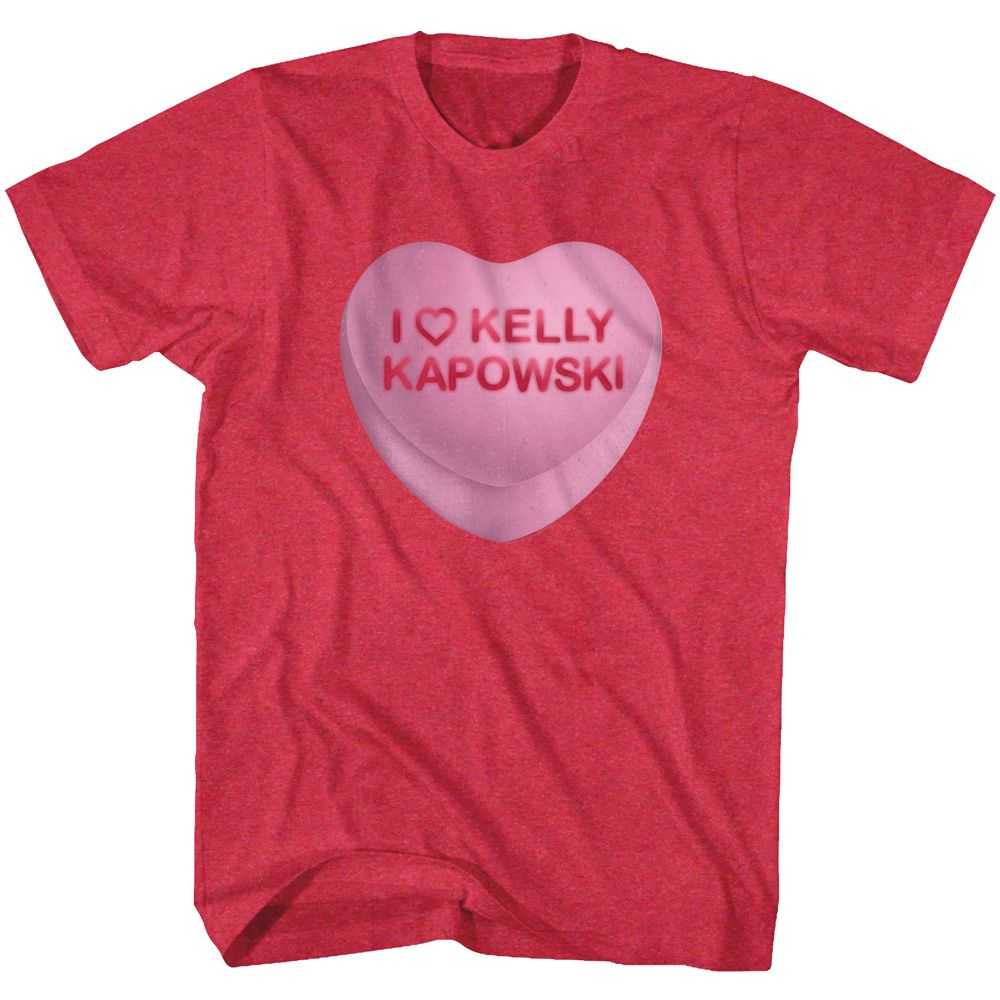 Saved By The Bell - KELLY CANDY HEART Adult Shirt