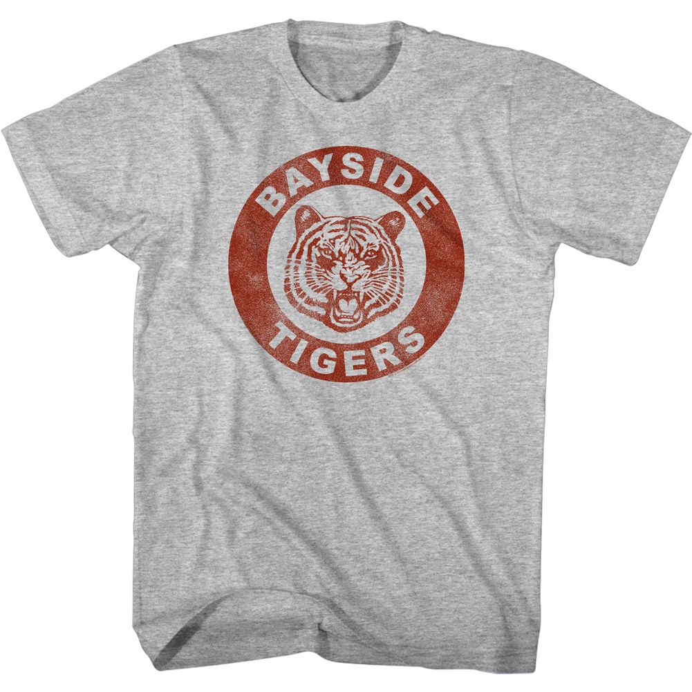 Saved By The Bell - DISTRESSED BAYSIDE CREST Adult Shirt