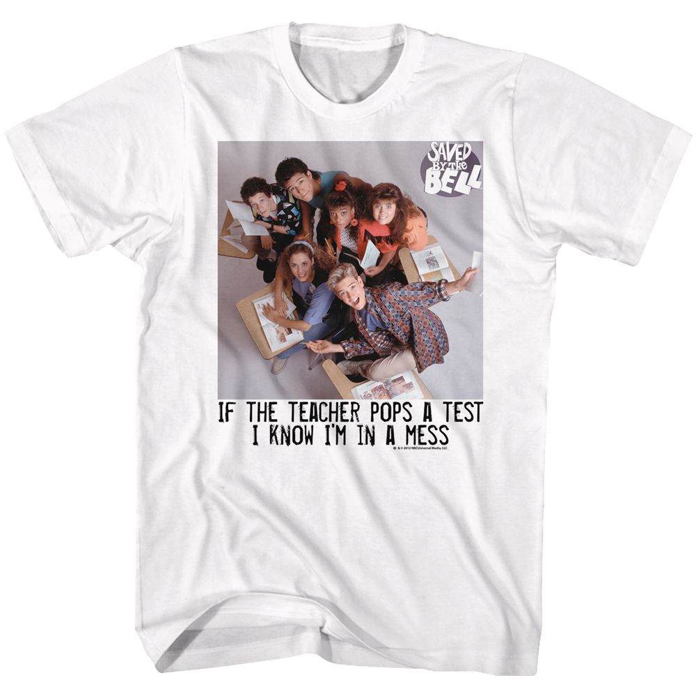 Saved By The Bell - IN A MESS Adult Shirt