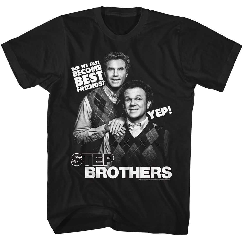 Step Brothers - STEP BROTHERS BEST FRIENDS QUOTE Adult Shirt