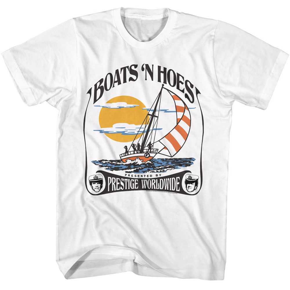 Step Brothers - STEP BROTHERS BOATS N PRESENTED BY Adult Shirt