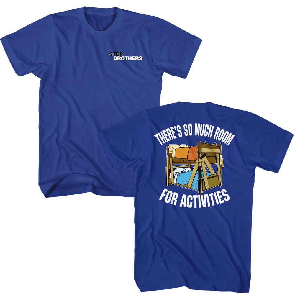 Step Brothers - STEP BROTHERS ACTIVITIES FRONT BACK Adult Shirt