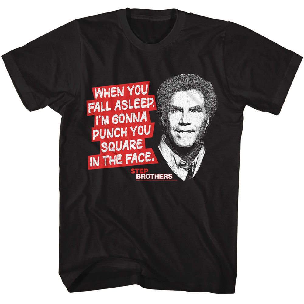 Step Brothers - STEP BROTHERS SQUARE IN THE FACE Adult Shirt