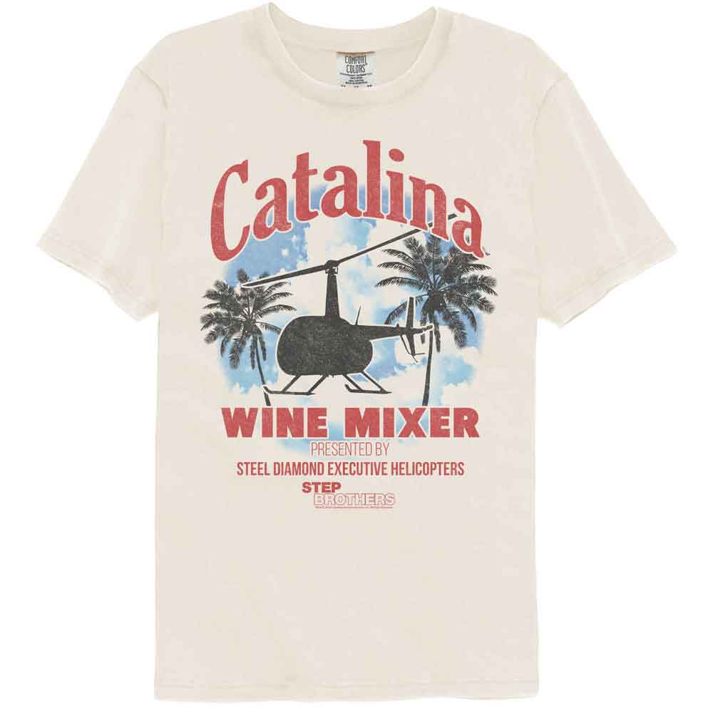 Step Brothers - STEP BROTHERS SKY PALM TREES WINE MIXER Adult Shirt