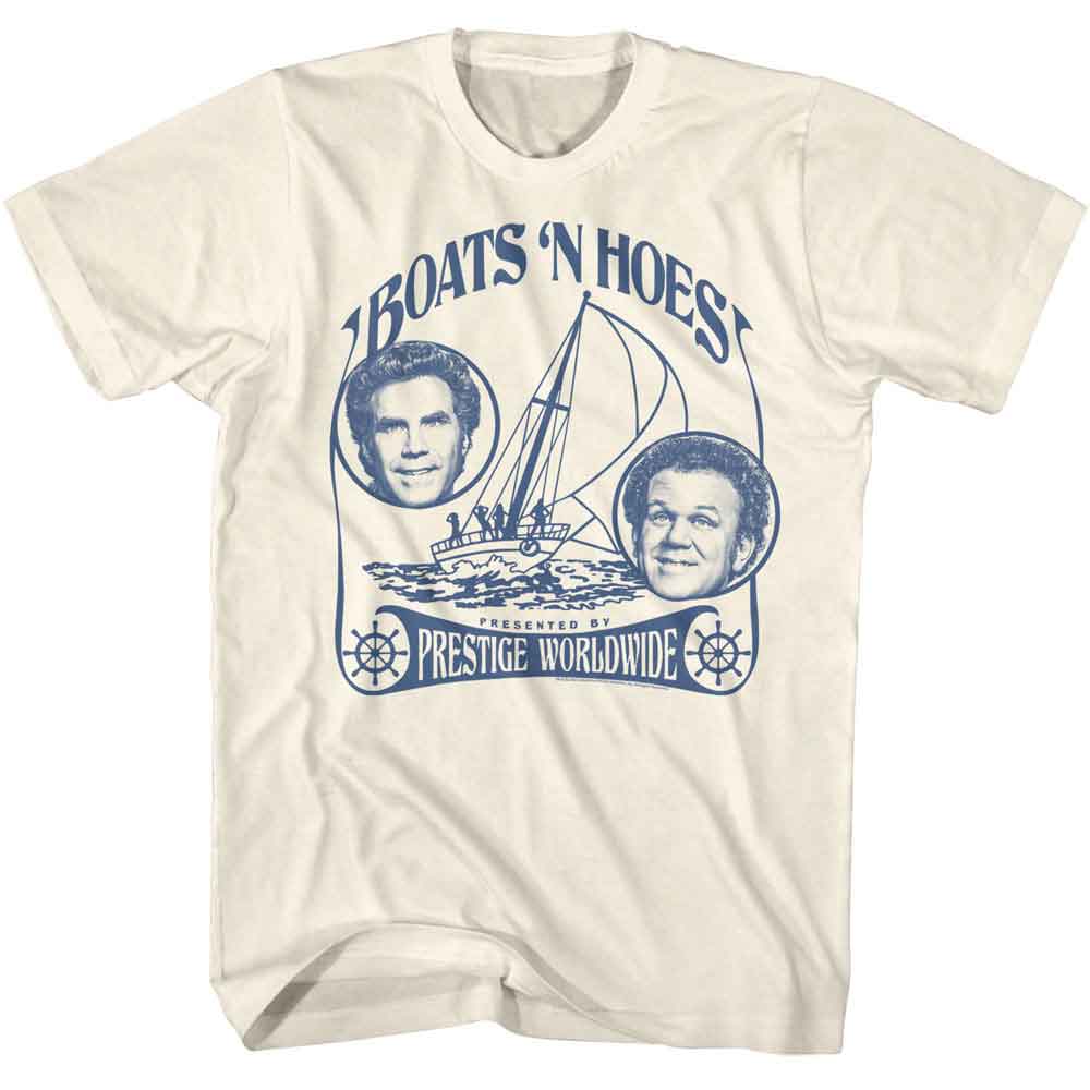 Step Brothers - STEP BROTHERS BOATS AND HOES AGAIN Adult Shirt
