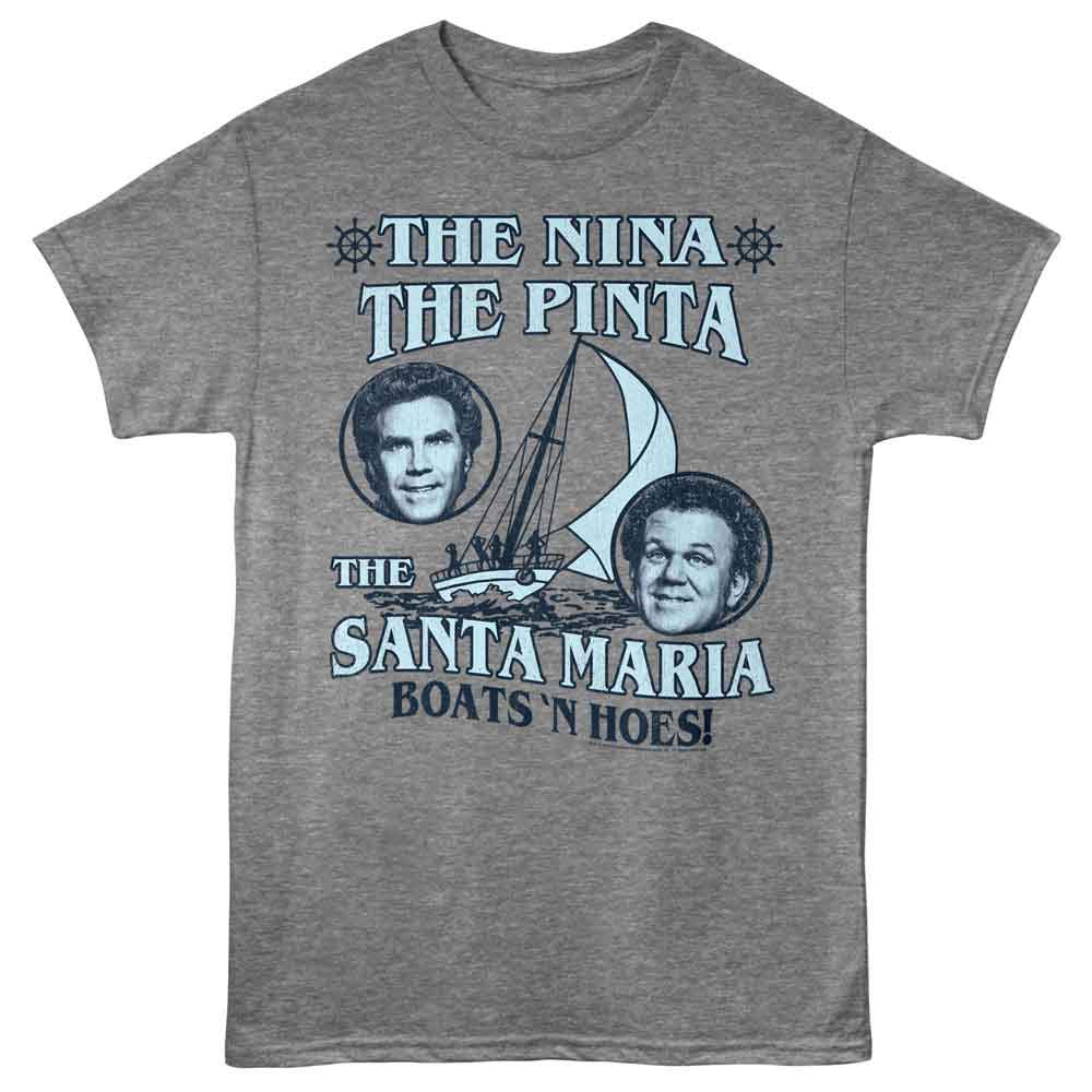 Step Brothers - STEP BROTHERS NINA PINTA SANTA MARIA Adult Shirt