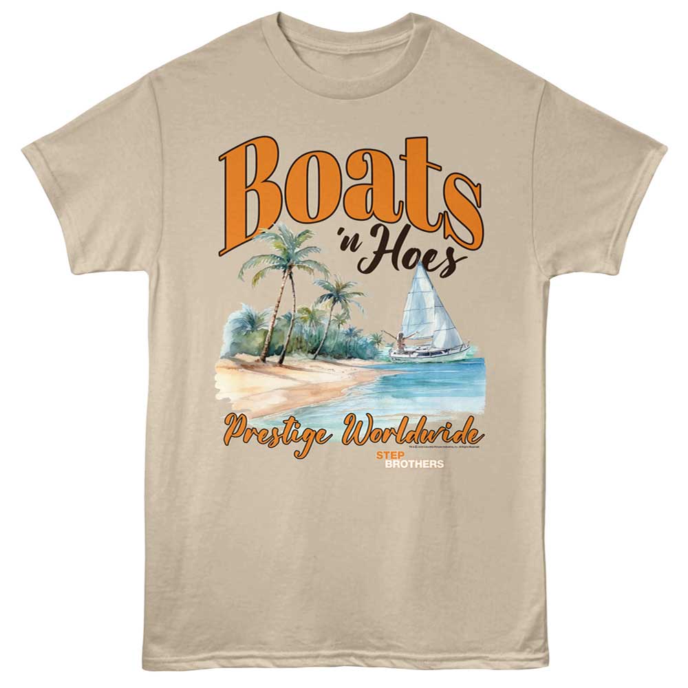 Step Brothers - STEP BROTHERS BOATS HOES PRIVILEGE Adult Shirt