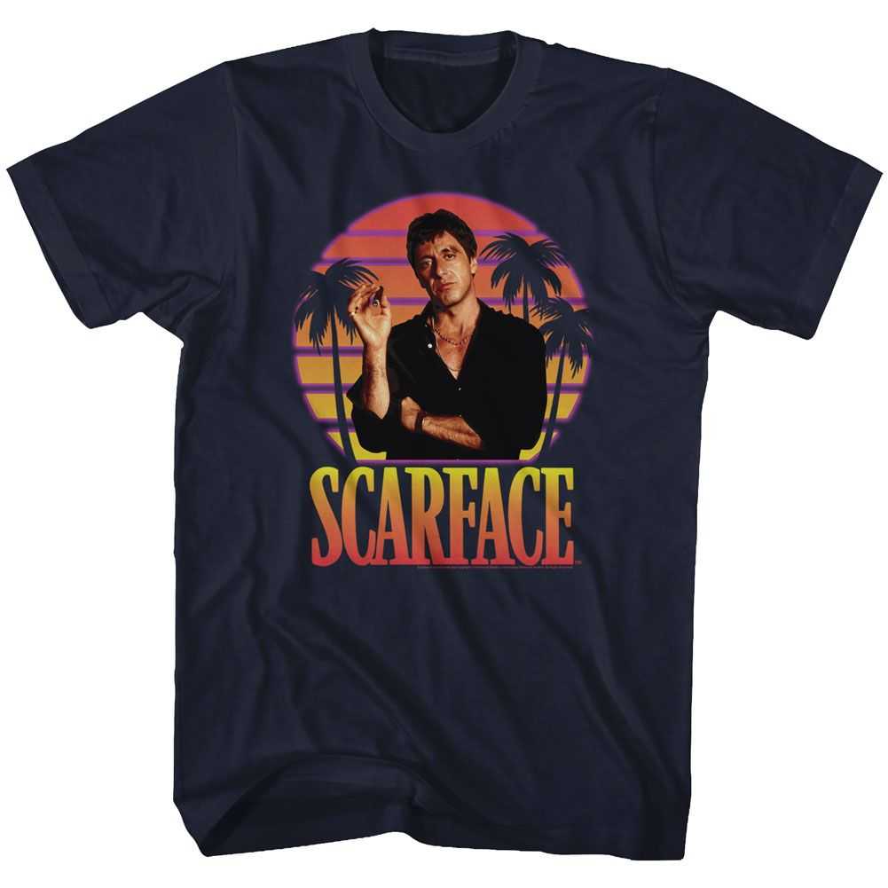 Scarface - MIAMI SUNSET Adult Shirt