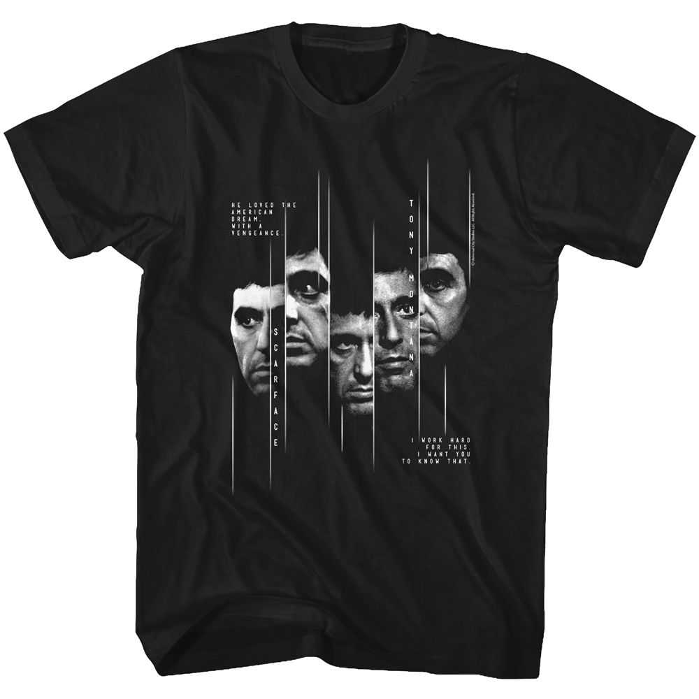 Scarface - SLICED Adult Shirt