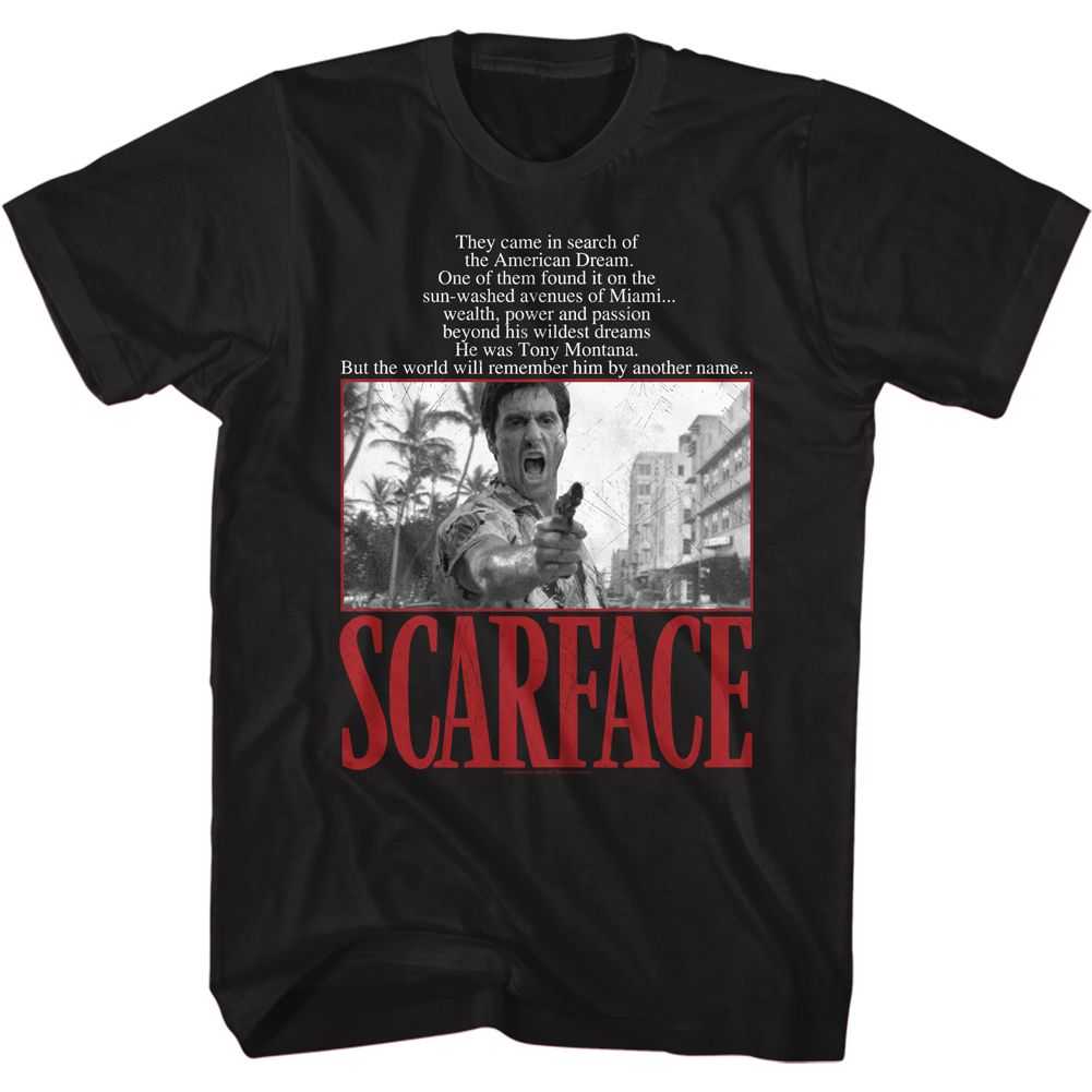 Scarface - AMERICAN DREAM QUOTE Adult Shirt