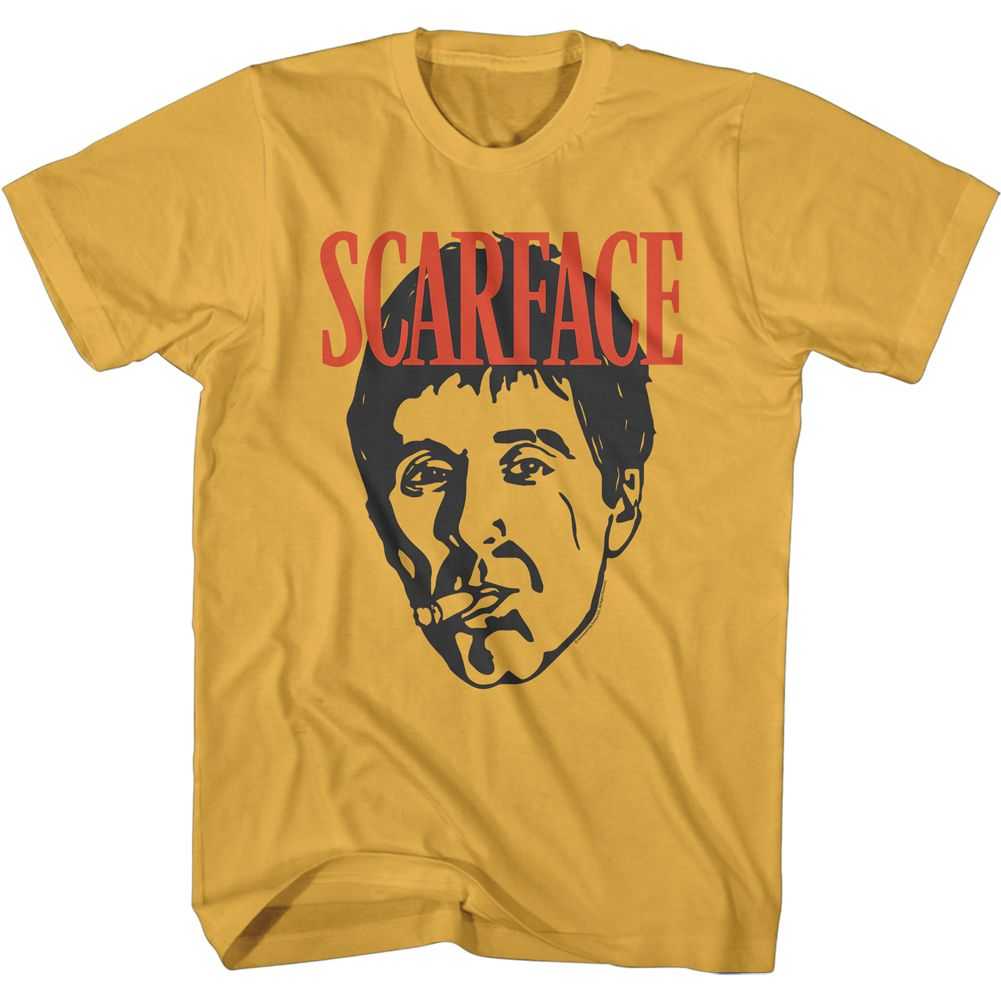 Scarface - SCARFACE FACE Adult Shirt