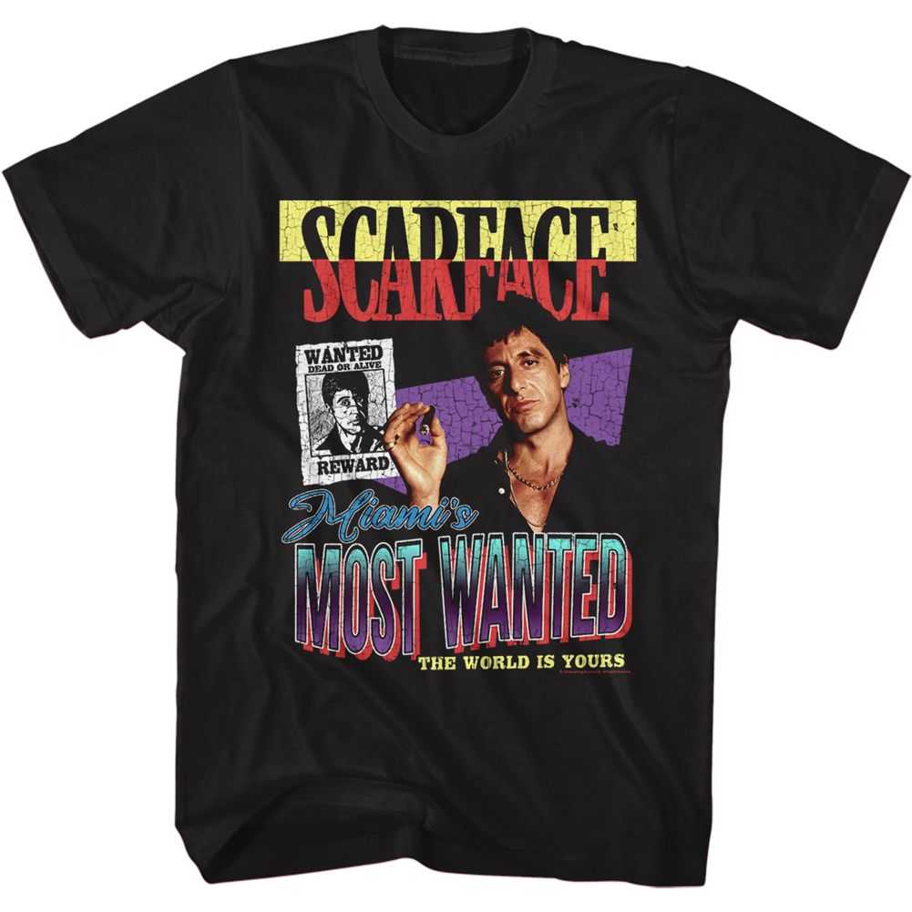 Scarface - MOST WANTED Adult Shirt