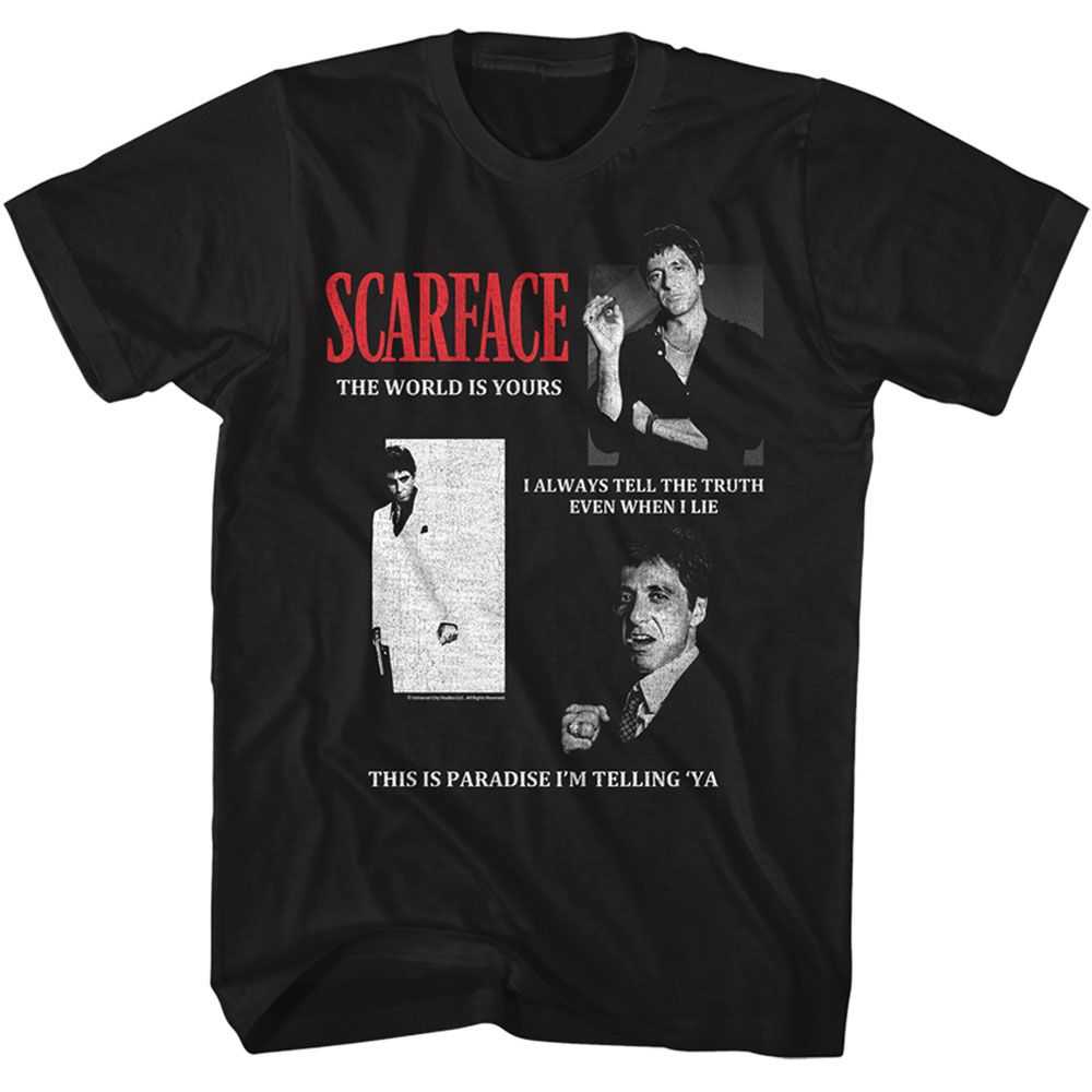 Scarface - SCARFACE COLLAGE Adult Shirt
