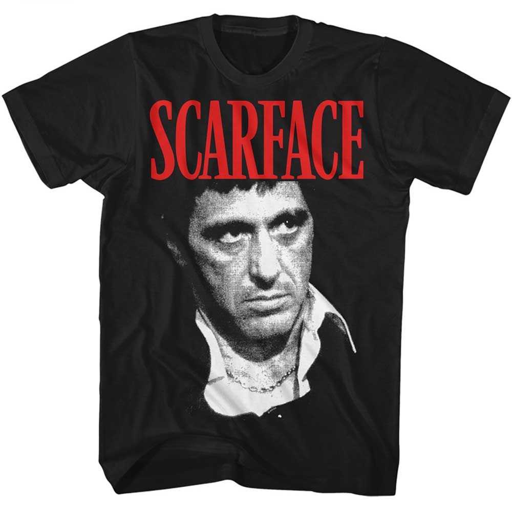 Scarface - SCARFACE FACE Adult Shirt