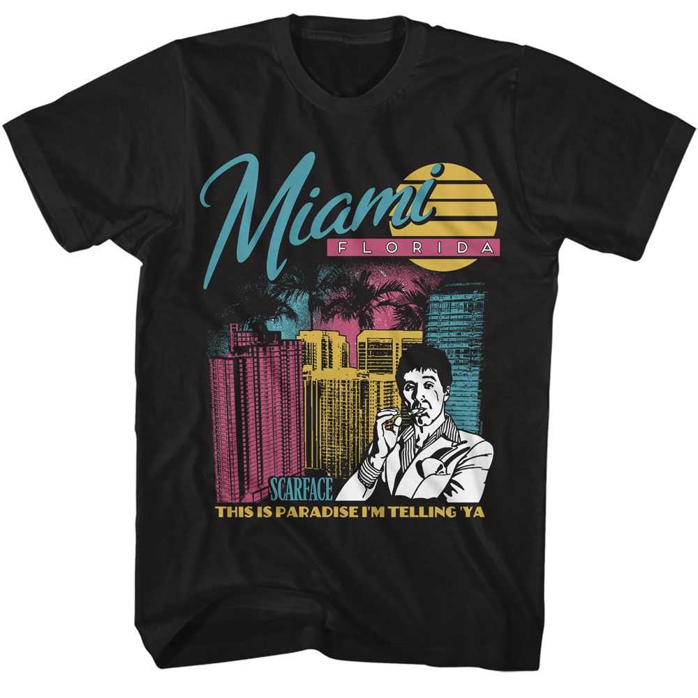 Scarface - SCARFACE MIAMI FLORIDA Adult Shirt