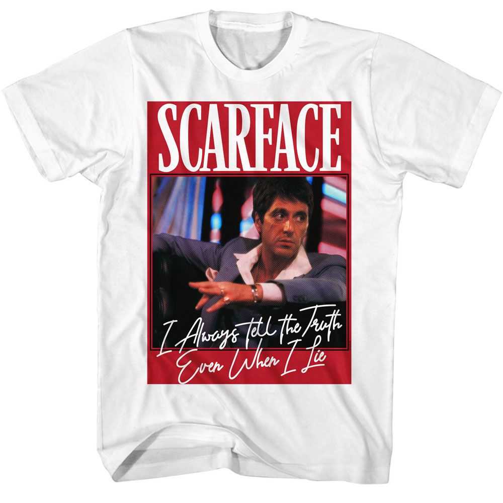 Scarface - SCARFACE EVEN WHEN I LIE Adult Shirt