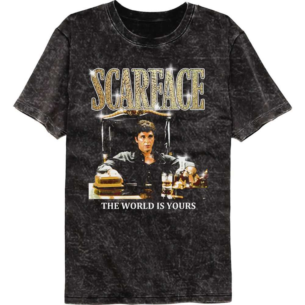 Scarface - SCARFACE GOLD LOGO Adult Shirt