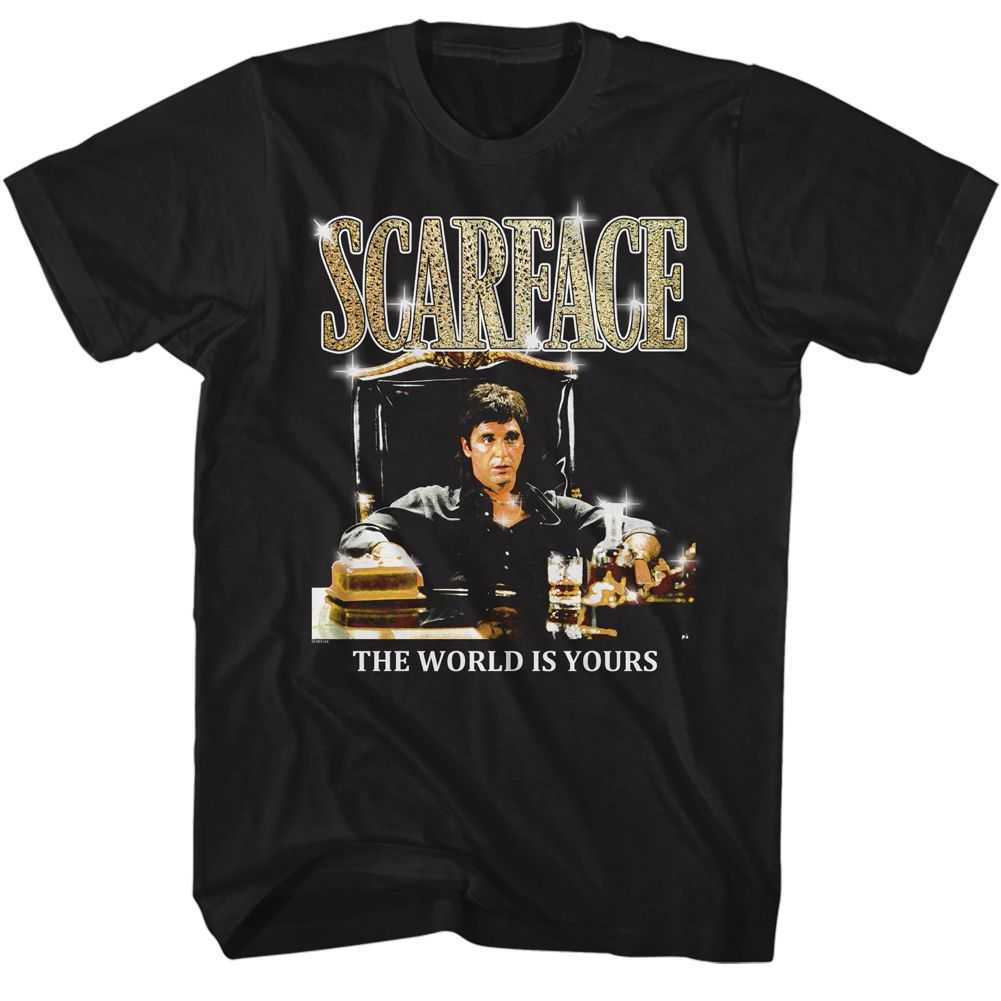 Scarface - SCARFACE GOLD LOGO Adult Shirt
