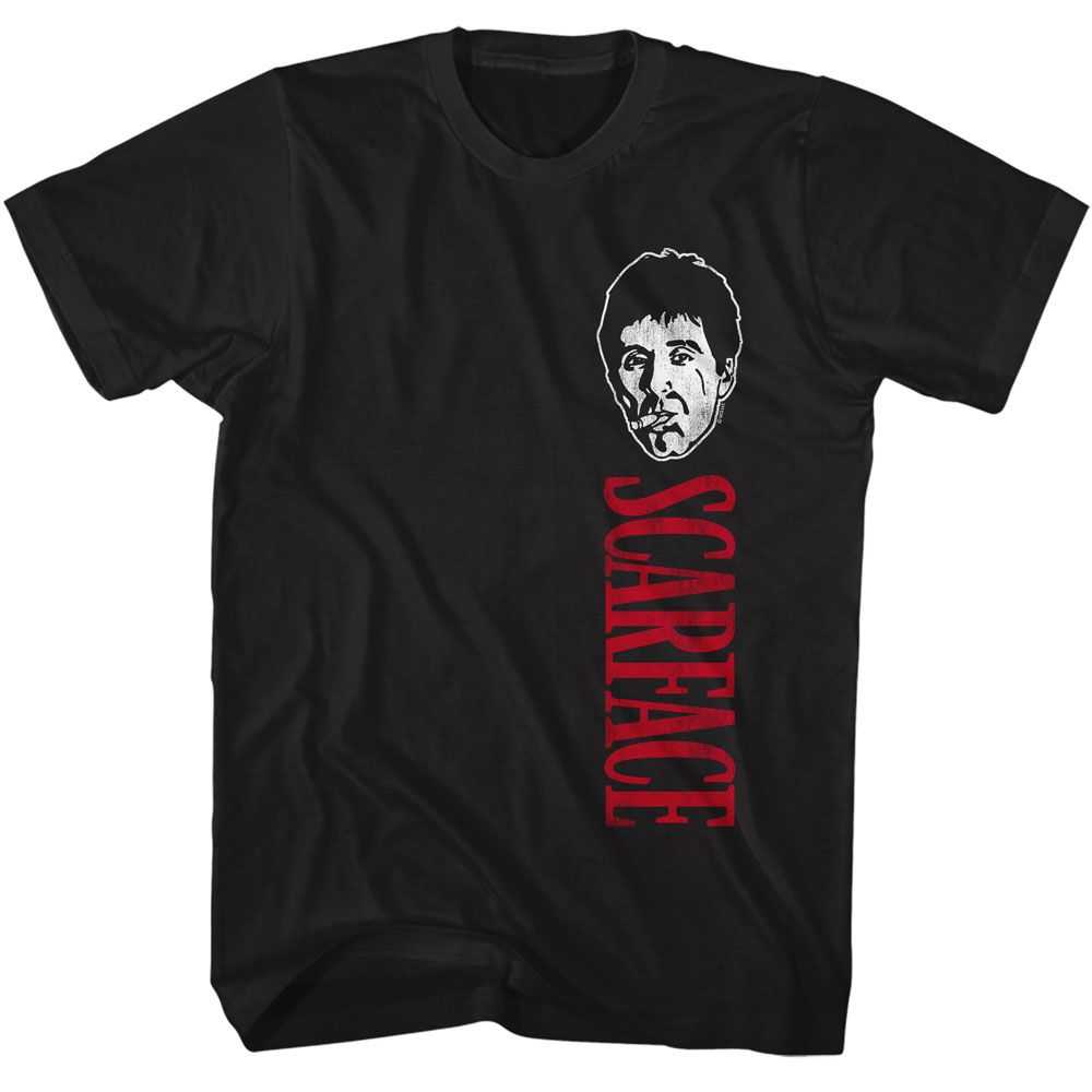 Scarface - SCARFACE TALL LEFT Adult Shirt