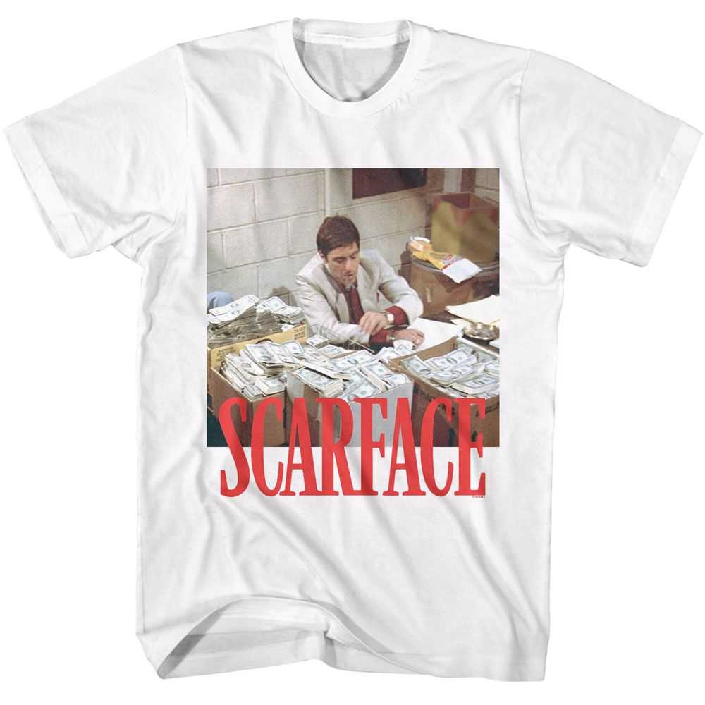 Scarface - SCARFACE MONEY STACKS Adult Shirt
