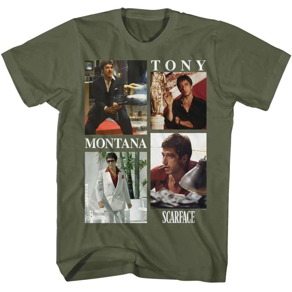Scarface - SCARFACE MONTANA COLLAGE Adult Shirt